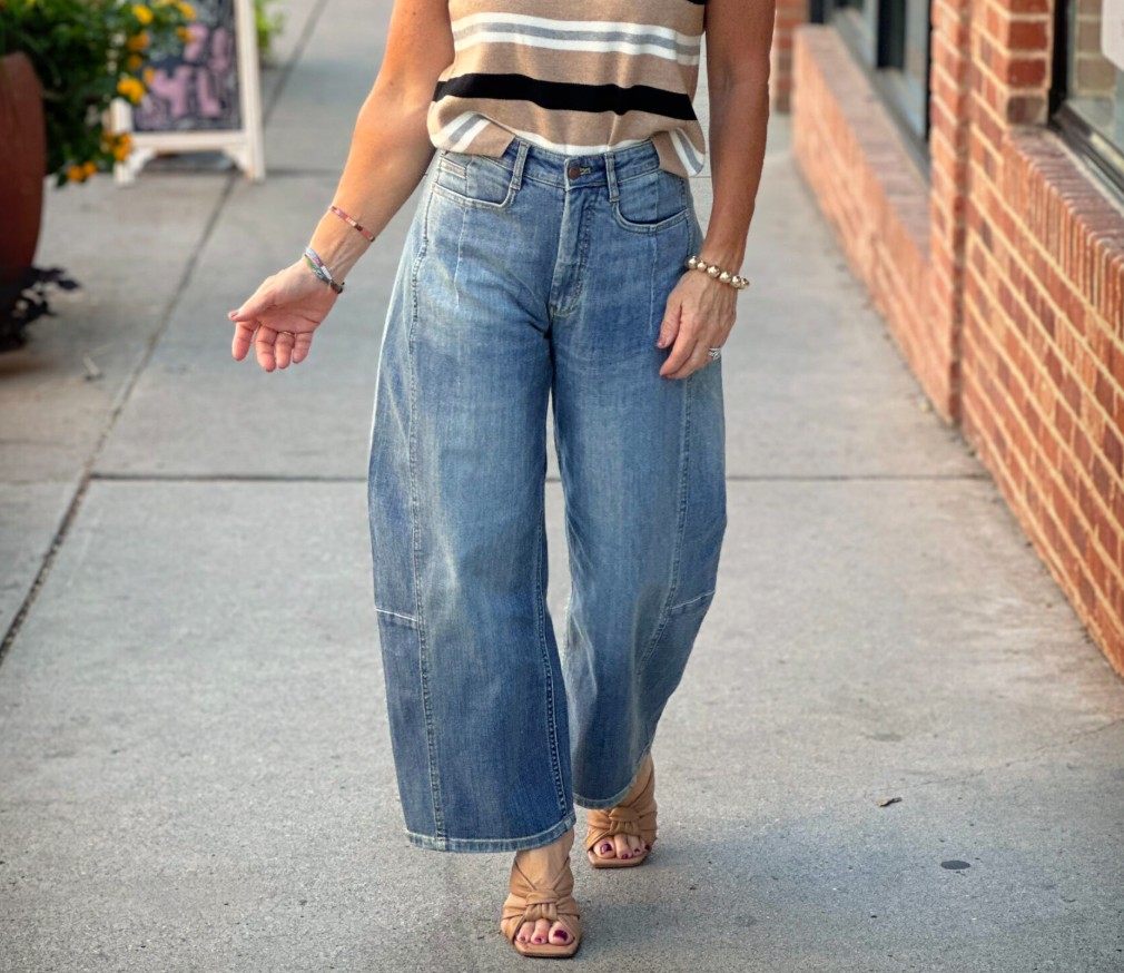 Styling Barrel Jeans for Women